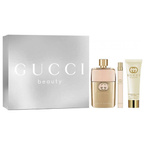 Gucci Guilty Pour Femme 90ml woda perfumowana + 10ml woda perfumowana + 50ml balsam do ciała [W] ZESTAW